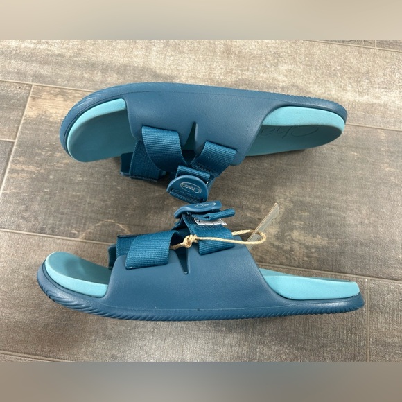 Chacos Chillos Slide Tinge Ocean Blue - Picture 3 of 7